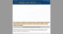 Desktop Screenshot of highlawoffice.com
