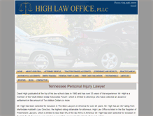 Tablet Screenshot of highlawoffice.com